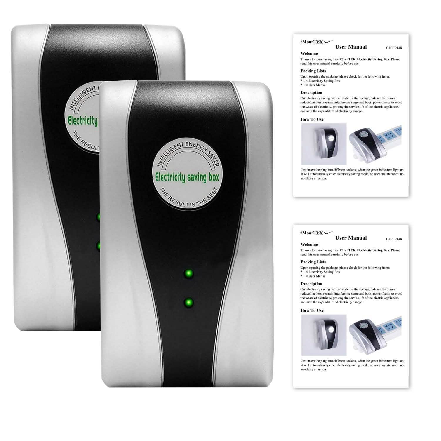 2-Piece: Electricity Saving Box