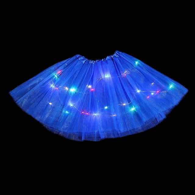 Ensemble 2 pièces : jupe de fille avec lumières LED