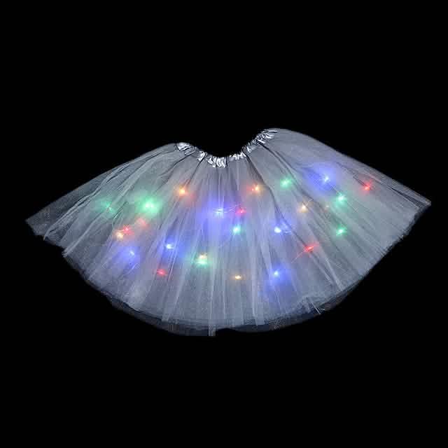 Ensemble 2 pièces : jupe de fille avec lumières LED