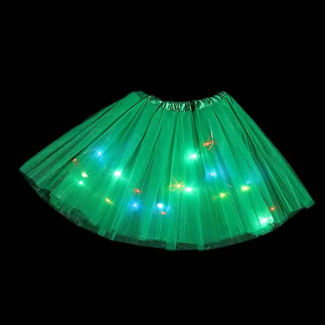 Ensemble 2 pièces : jupe de fille avec lumières LED