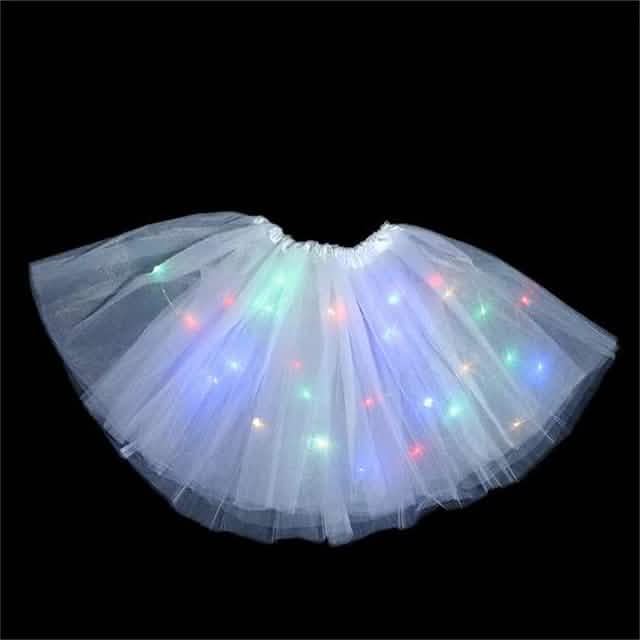Ensemble 2 pièces : jupe de fille avec lumières LED
