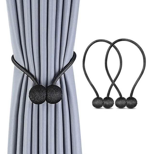 2 pièces : Attaches de rideaux magnétiques