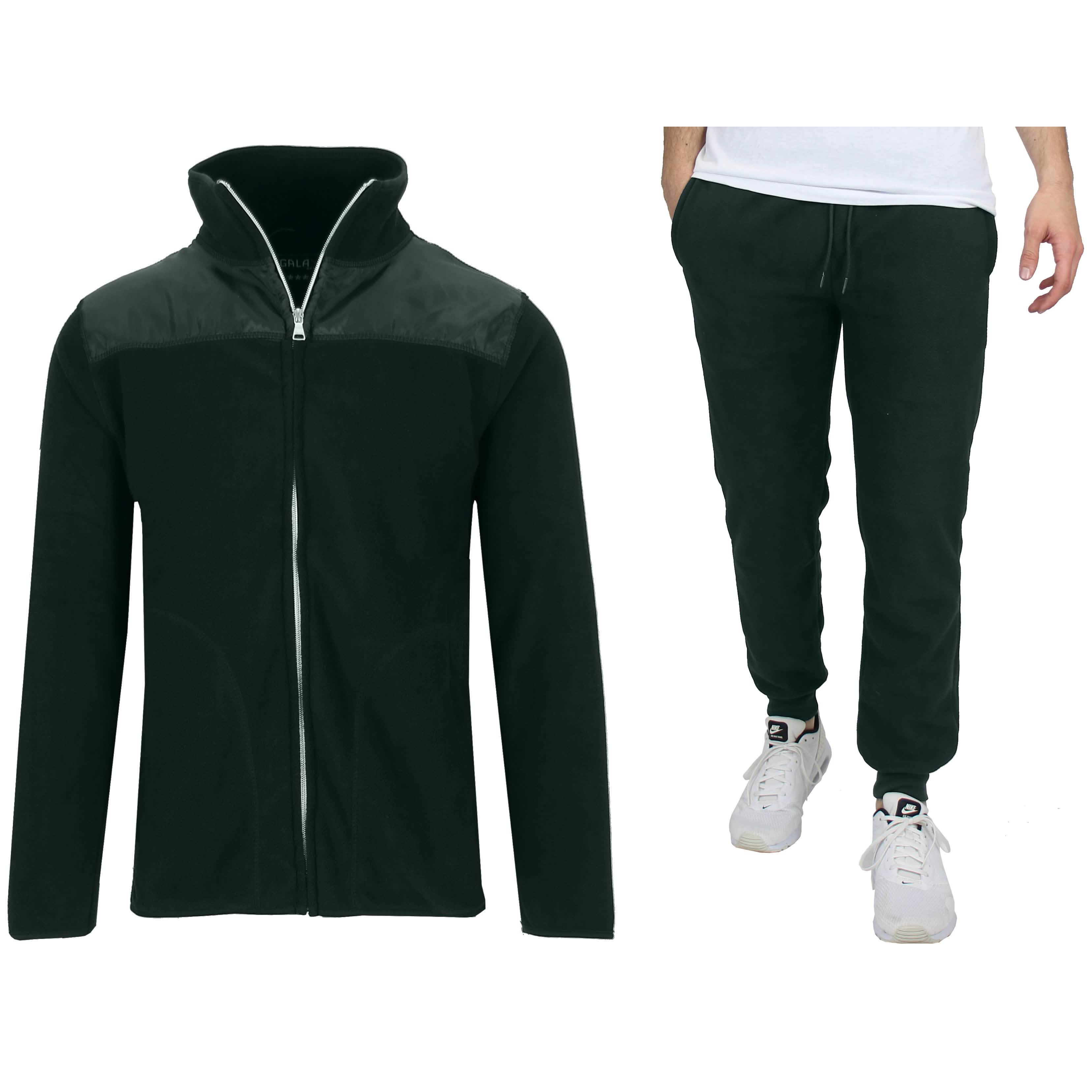 Ensemble 2 pièces : Veste polaire et pantalon de survêtement pour homme
