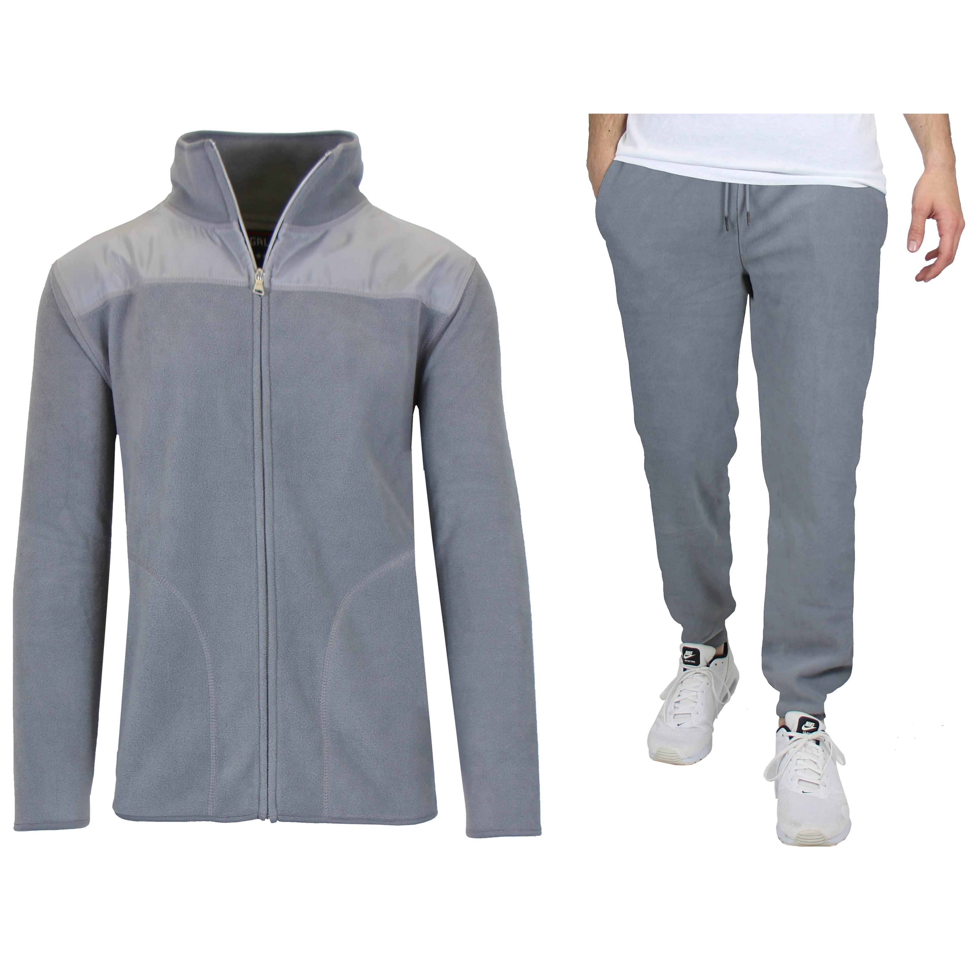 Ensemble 2 pièces : Veste polaire et pantalon de survêtement pour homme
