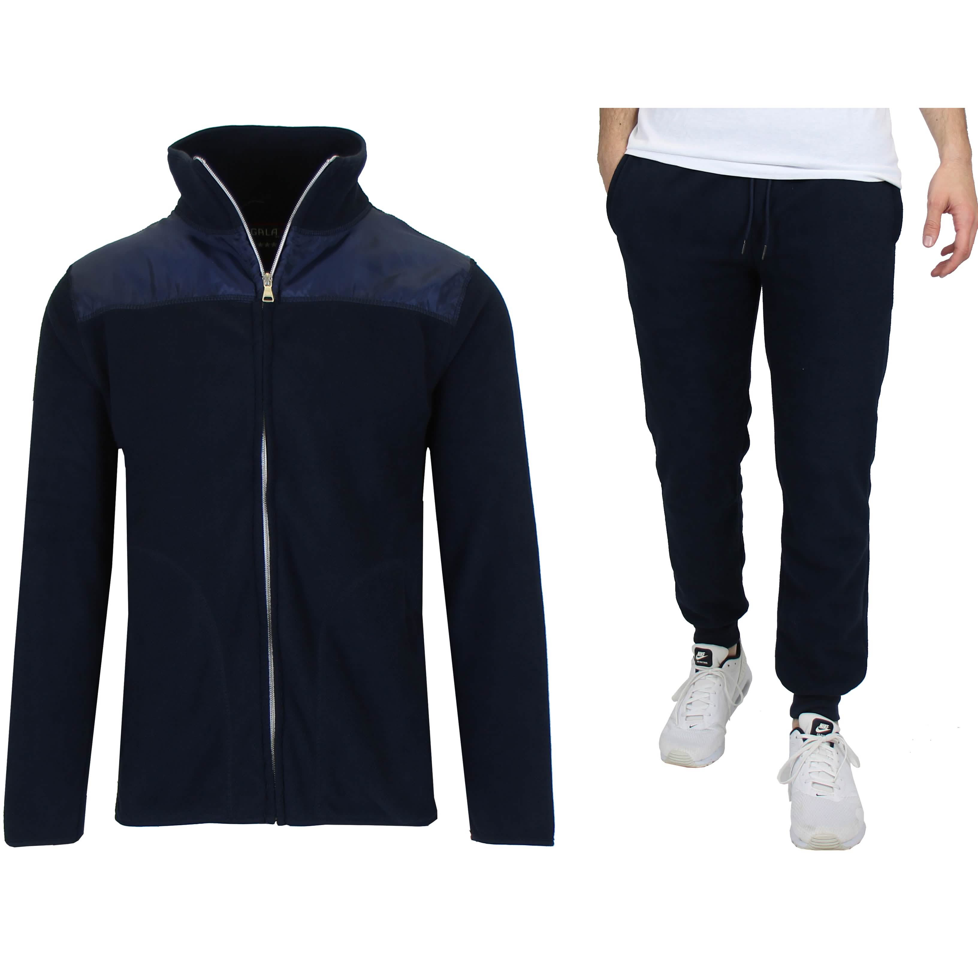 Ensemble 2 pièces : Veste polaire et pantalon de survêtement pour homme