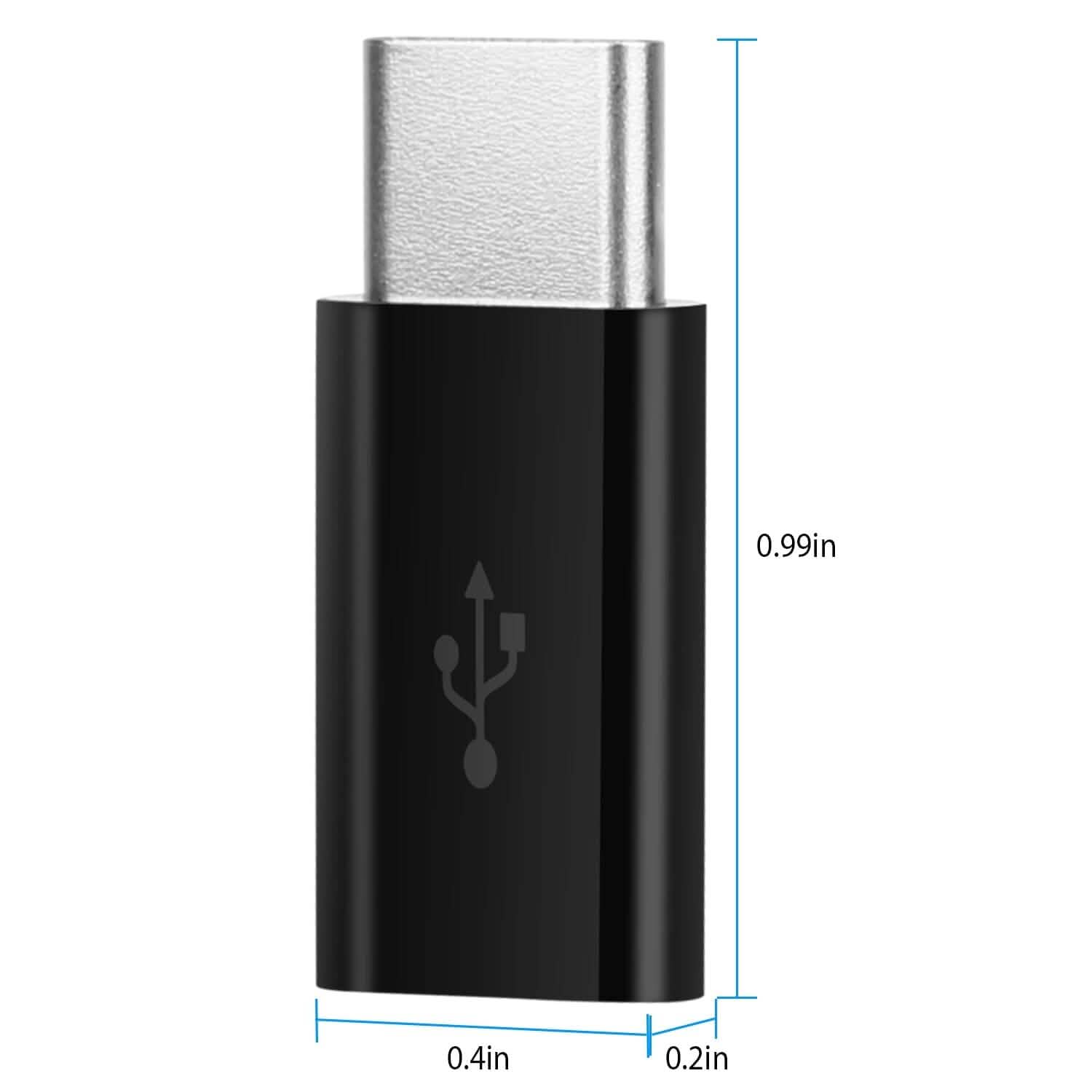 Lot de 2 : adaptateur Micro USB vers Type C