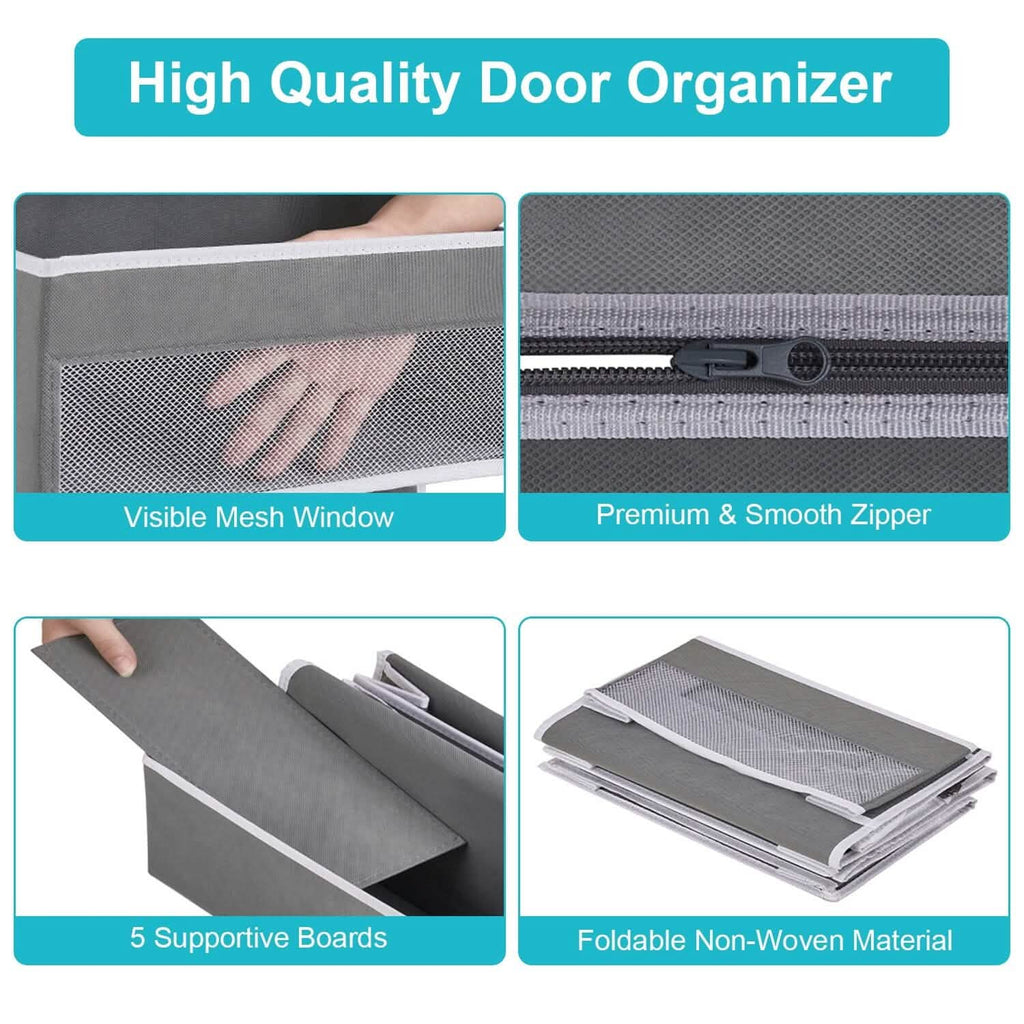 2-Piece: Over the Door Organizer 6-Tier Hanging Basket