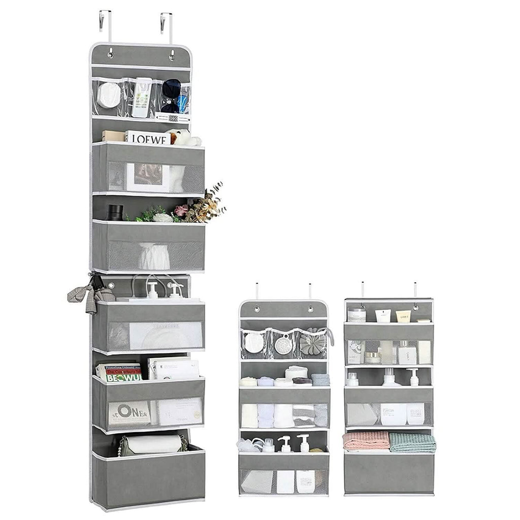 2-Piece: Over the Door Organizer 6-Tier Hanging Basket