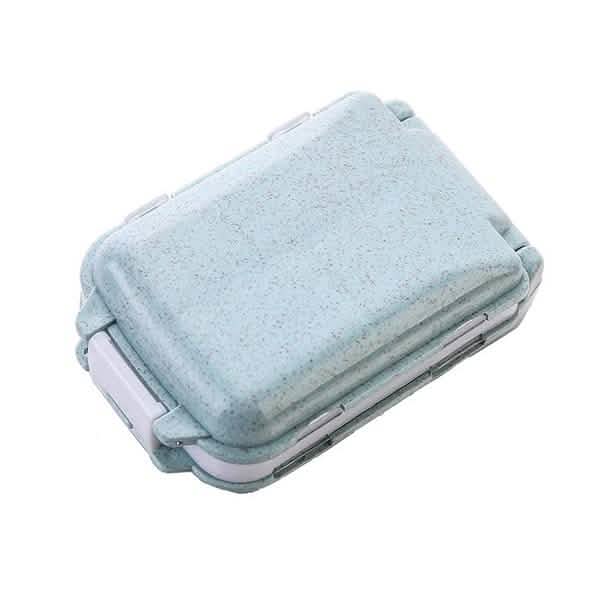 Lot de 2 : pilulier portable en plastique