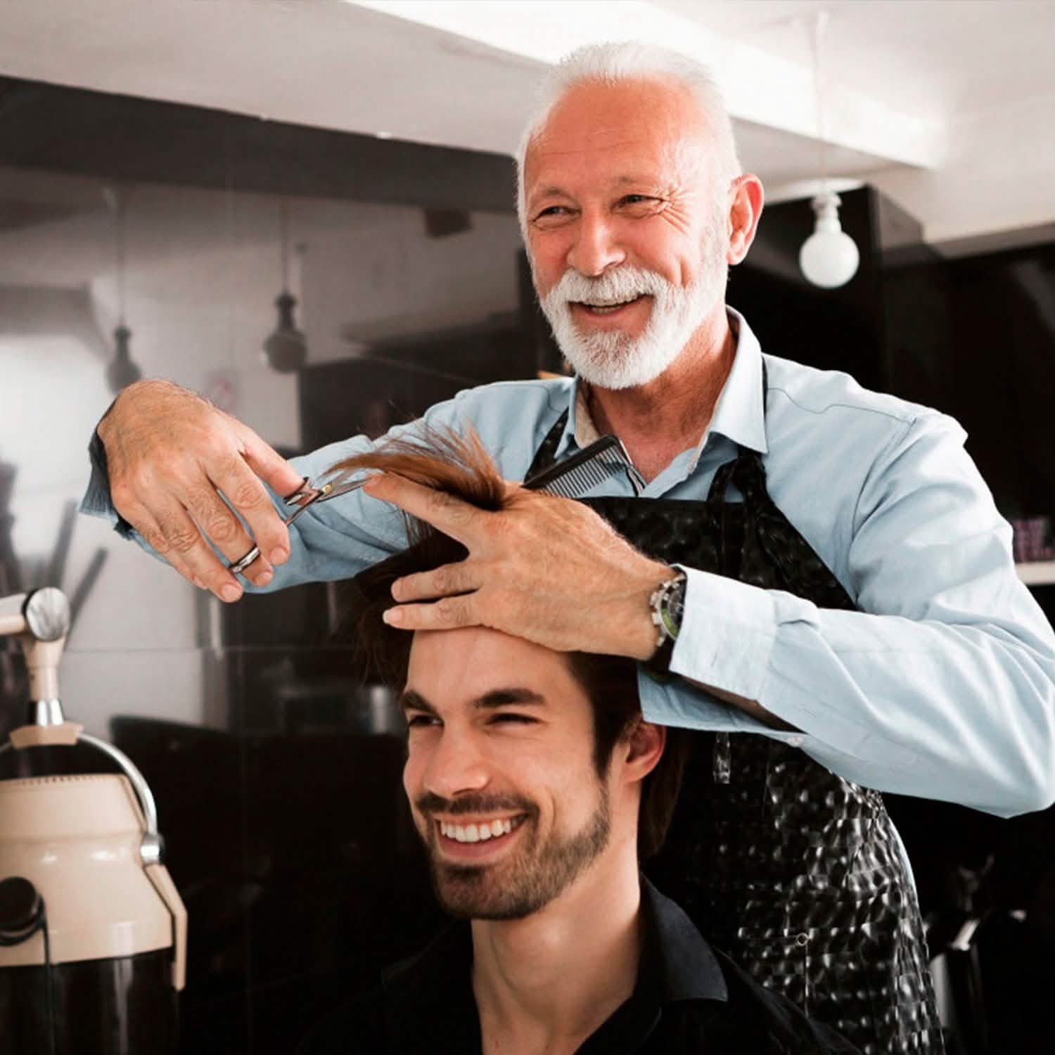 Ensemble de 2 pièces : ciseaux de coiffure professionnels