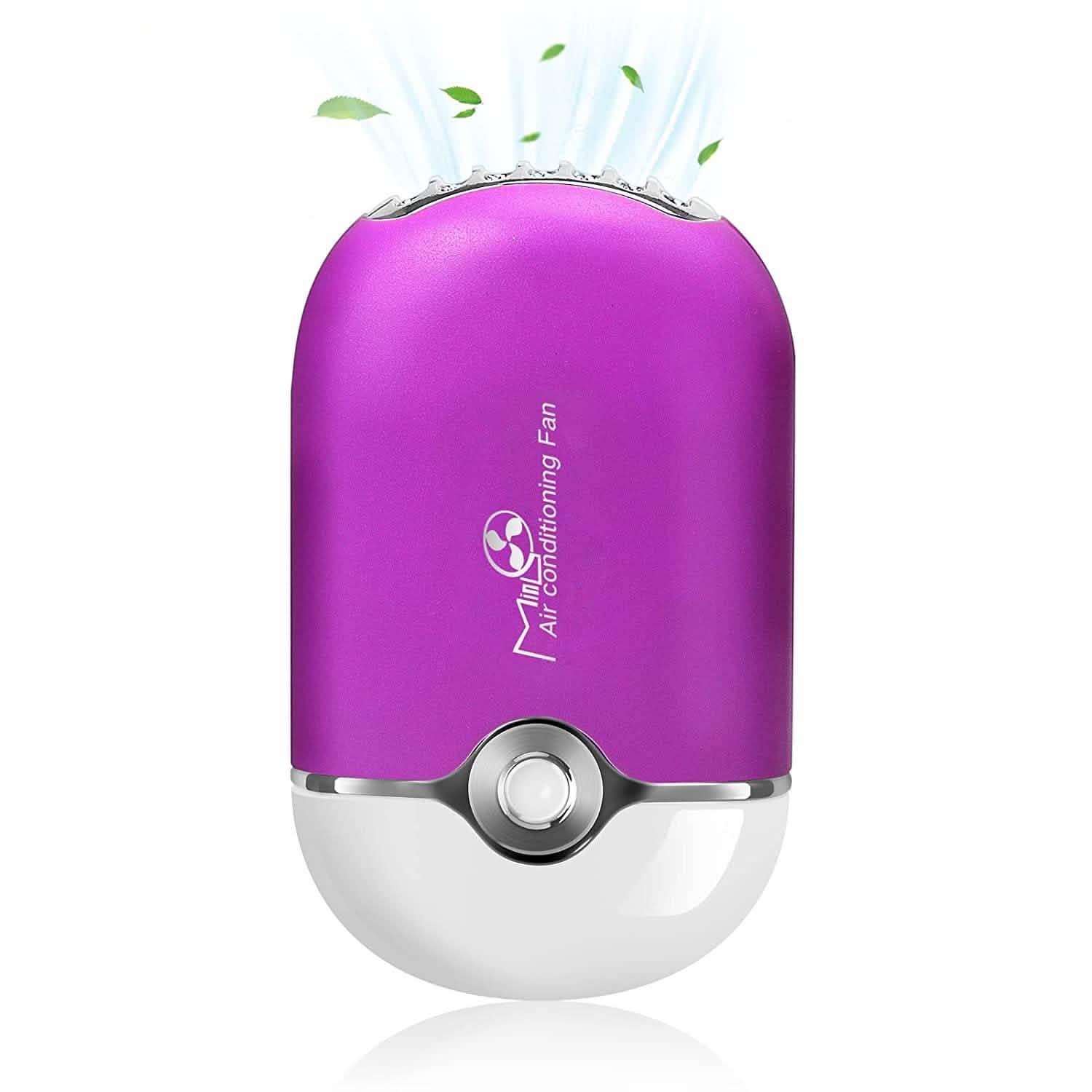 2 pièces : Ventilateur de cils miniature portable rechargeable