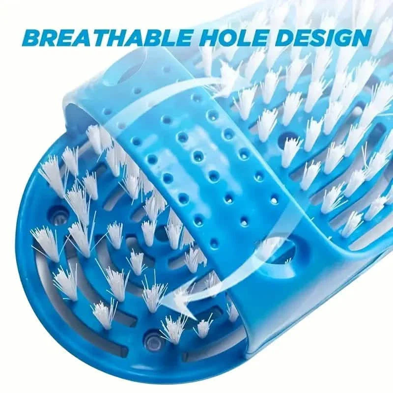 2-Piece Set: Foot Washing Brush Foot Scrub with Suction Cup