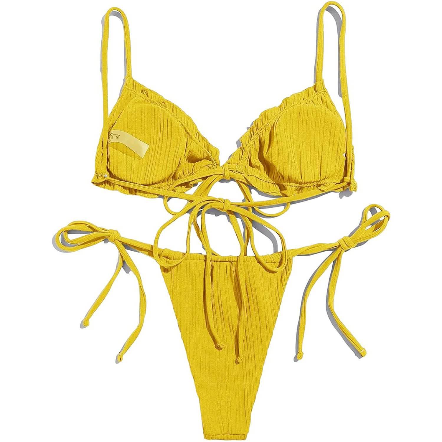 2-Piece Set: Thong Brazilian Bikini Swimsuit