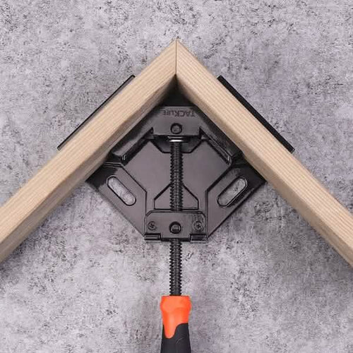 Lot de 2 : Serre-joint d'angle droit à 90° à poignée unique