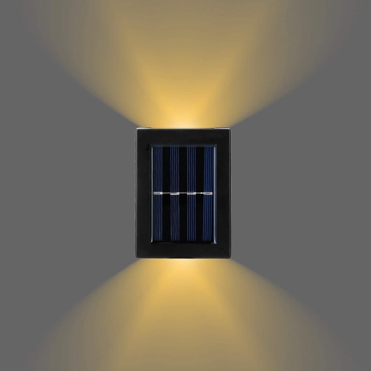Lot de 2 : Lampes solaires d'extérieur pour terrasse