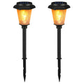 2-Piece: Solar Flame Torch Light