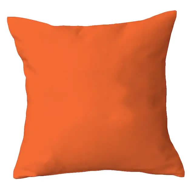 Lot de 2 : Taies d'oreiller unies carrées simples