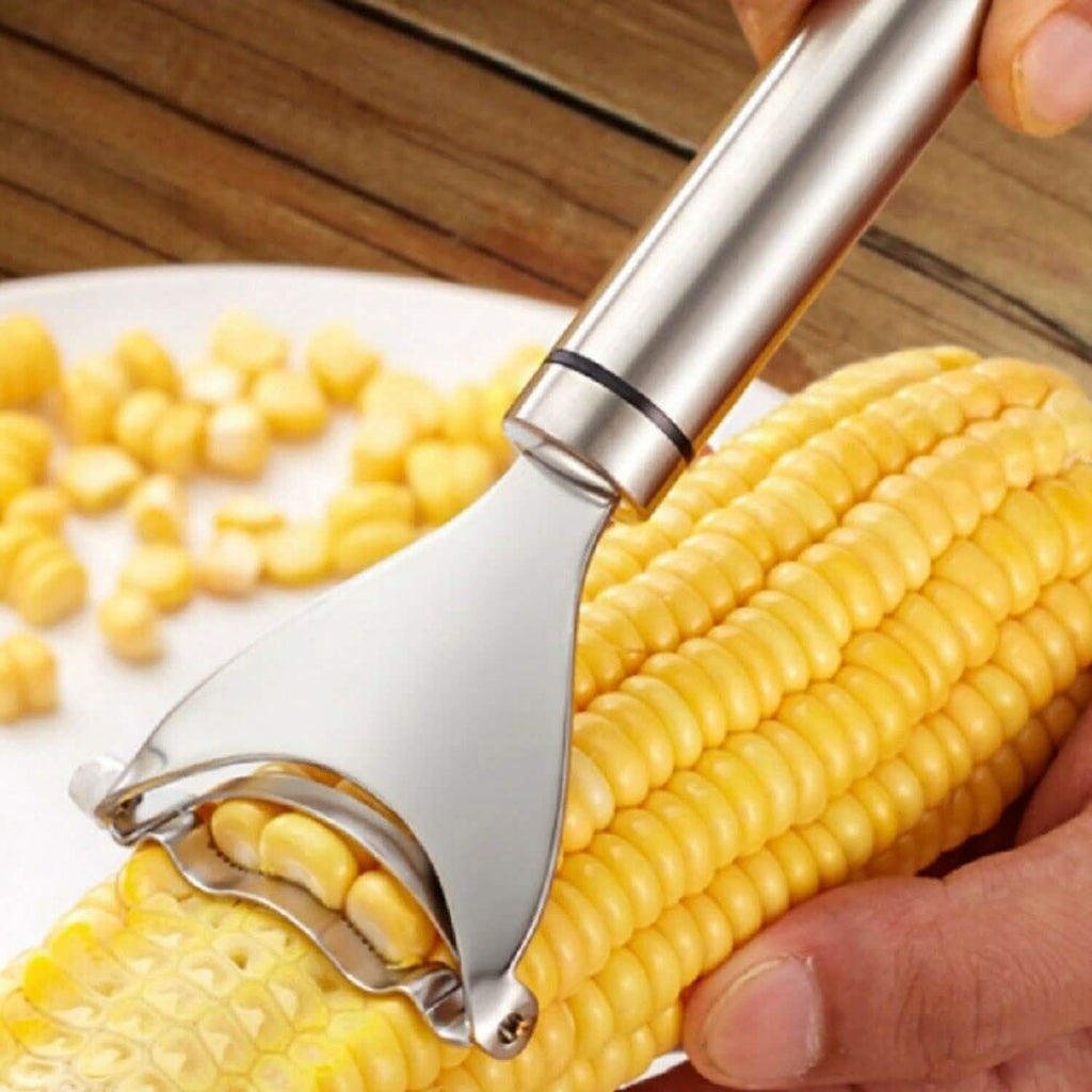 2-Piece: Stainless Steel Corn Cob Peelers