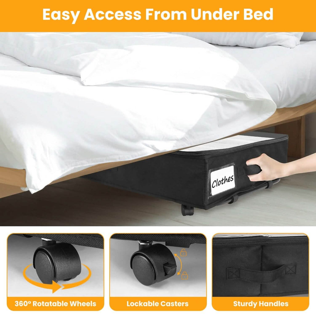 2-Piece: Under Bed Storage Container