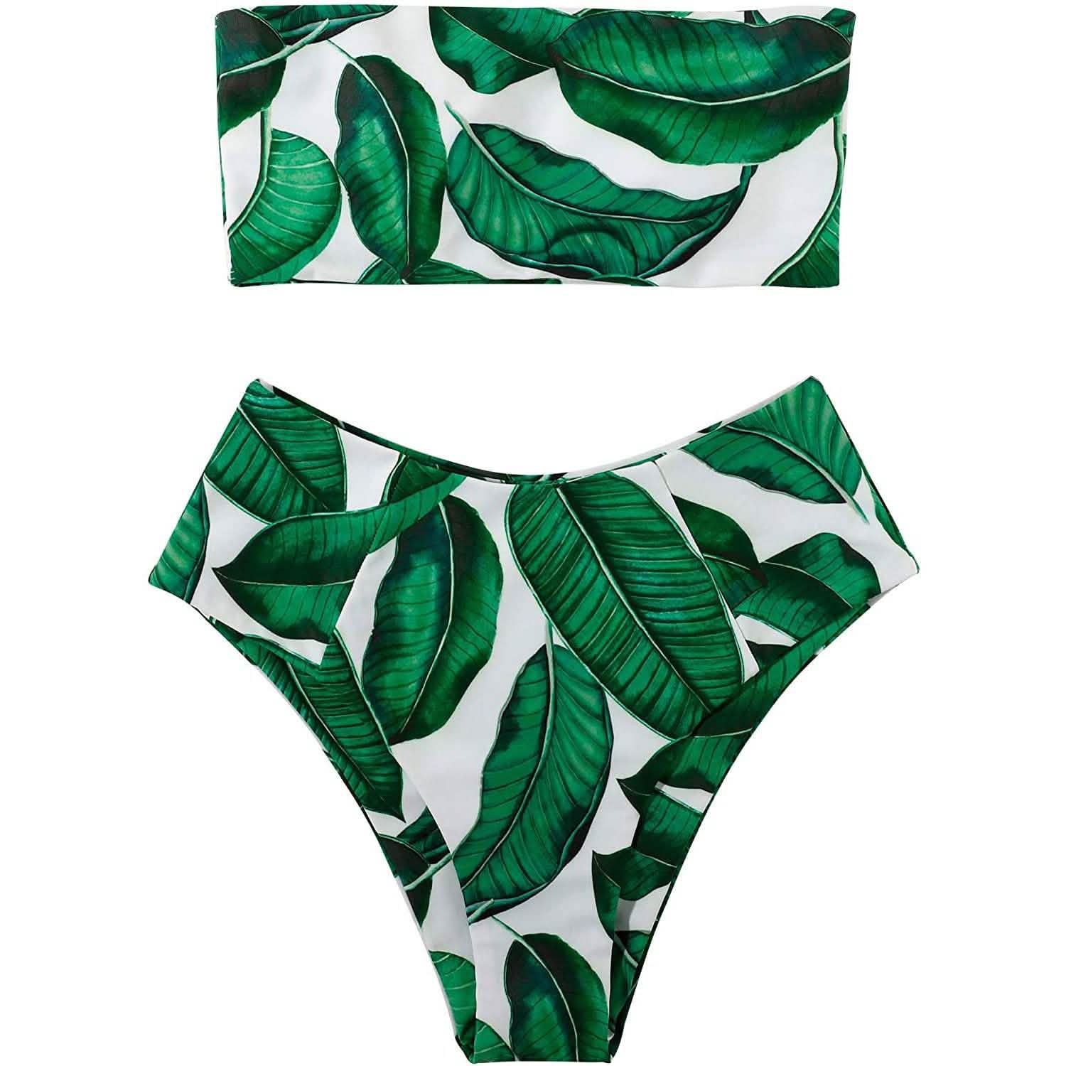 Ensemble 2 pièces : Maillot de bain bikini bandeau pour femme