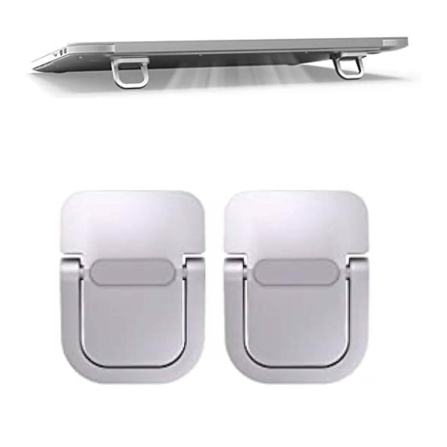 2 pièces : Support réglable invisible pour ordinateur portable