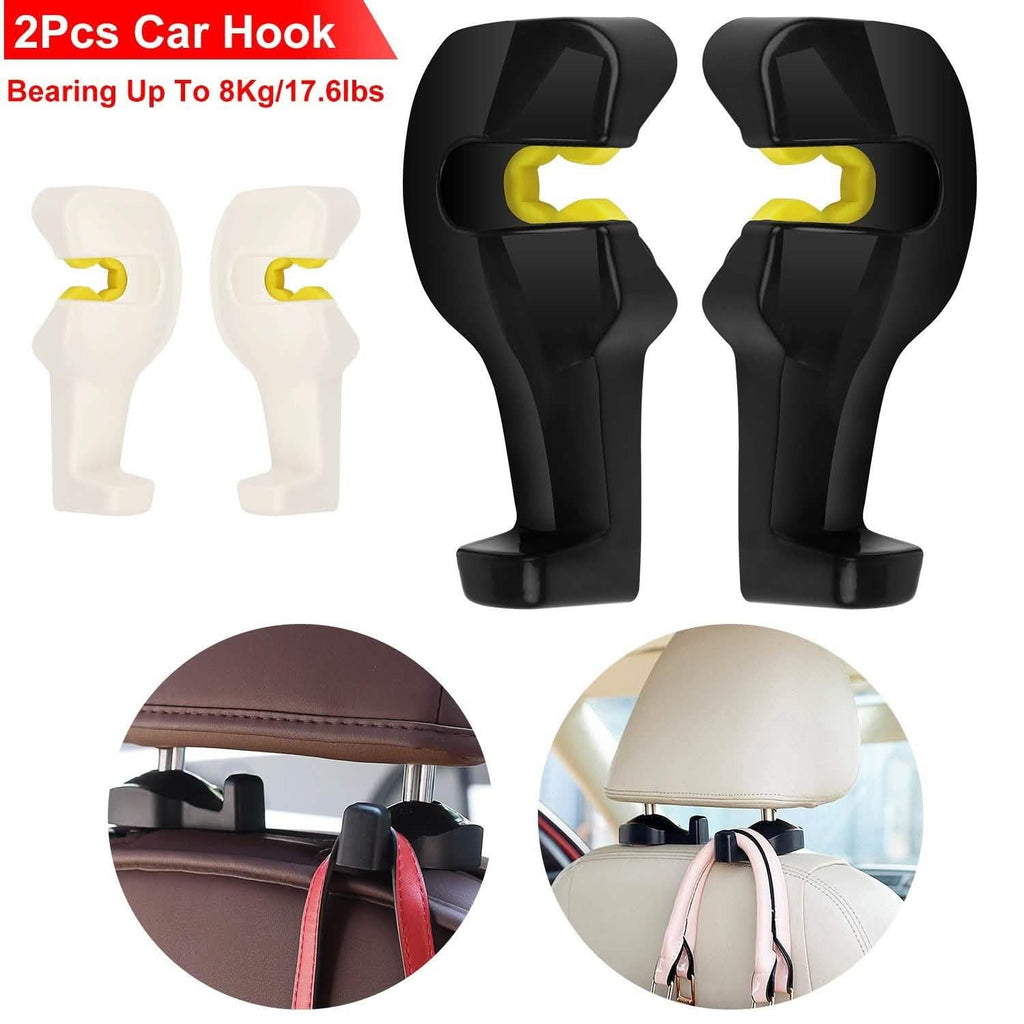 2-Pieces: Car Seat Headrest Hanger
