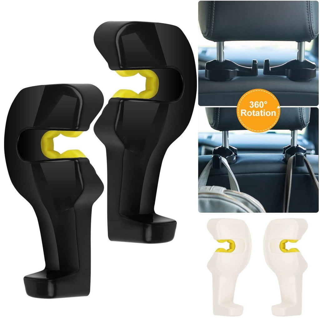 2-Pieces: Car Seat Headrest Hanger