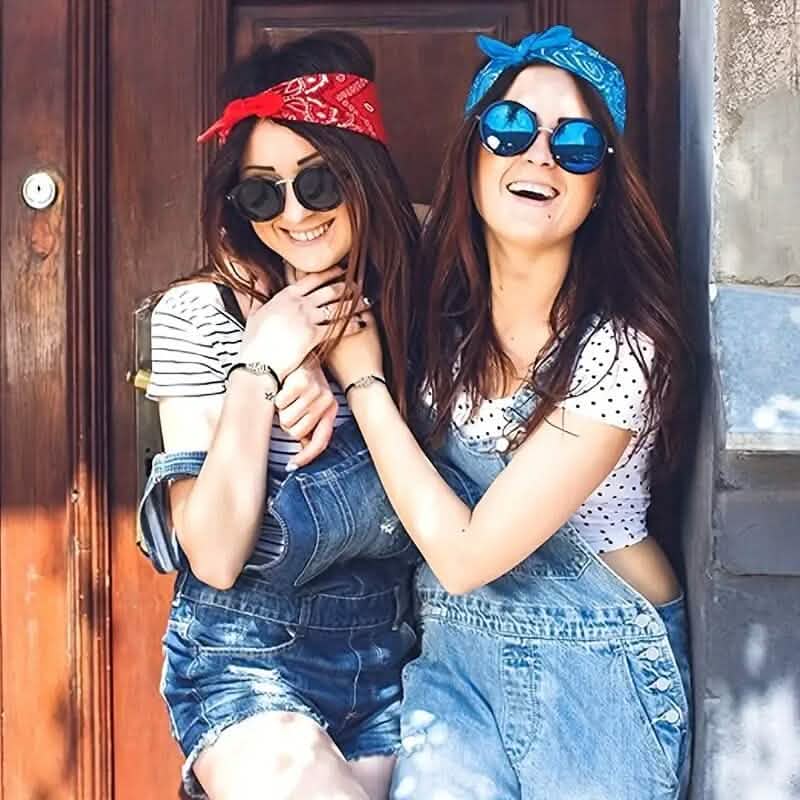 2 pièces : Bracelets d'amitié classiques et vintage avec breloques menottes
