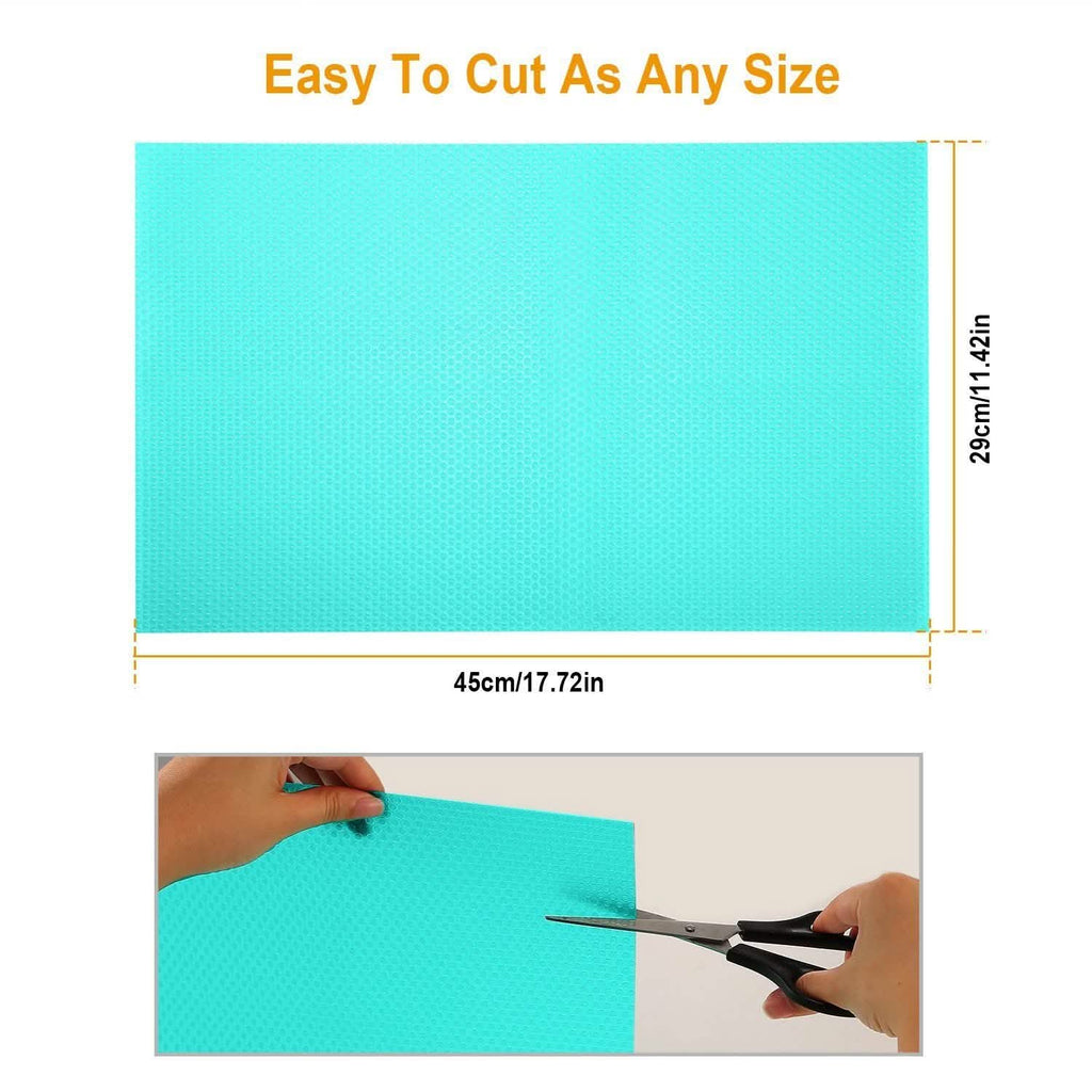 2 pièces : Tapis de réfrigérateur faciles à nettoyer