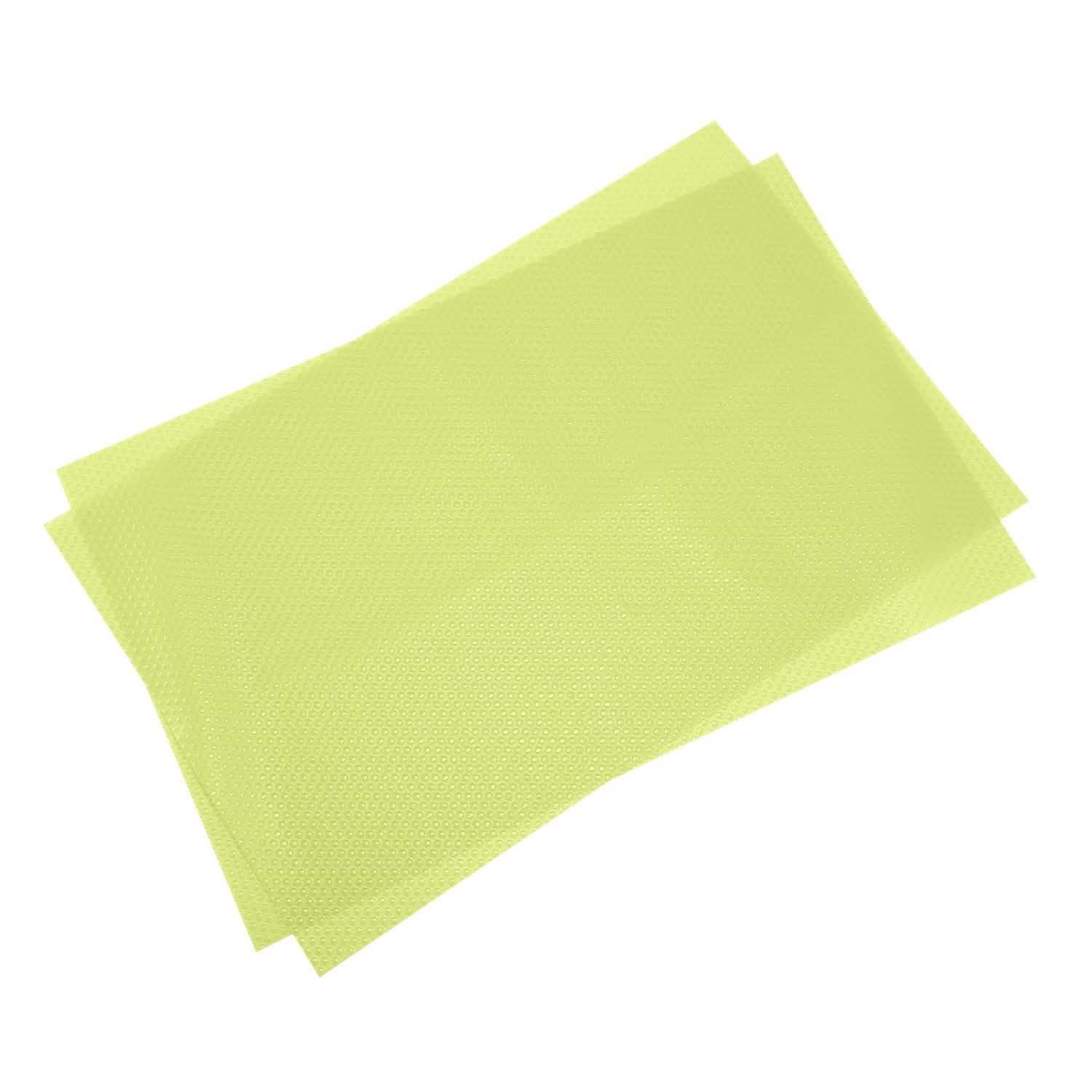 2 pièces : Tapis de réfrigérateur faciles à nettoyer