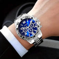 2 pièces : Montre-bracelet à quartz haut de gamme pour homme