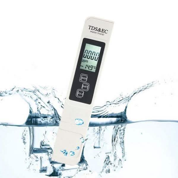 2-Pieces: PH Meter TDS EC LCD Water Purity PPM Filter Hydroponic Pool Tester Tool