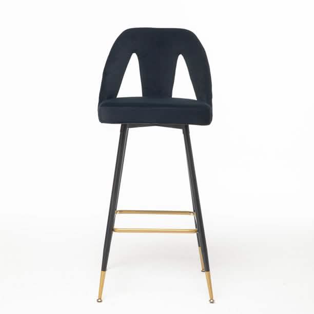 Ensemble 2 pièces : Tabouret de bar contemporain rembourré