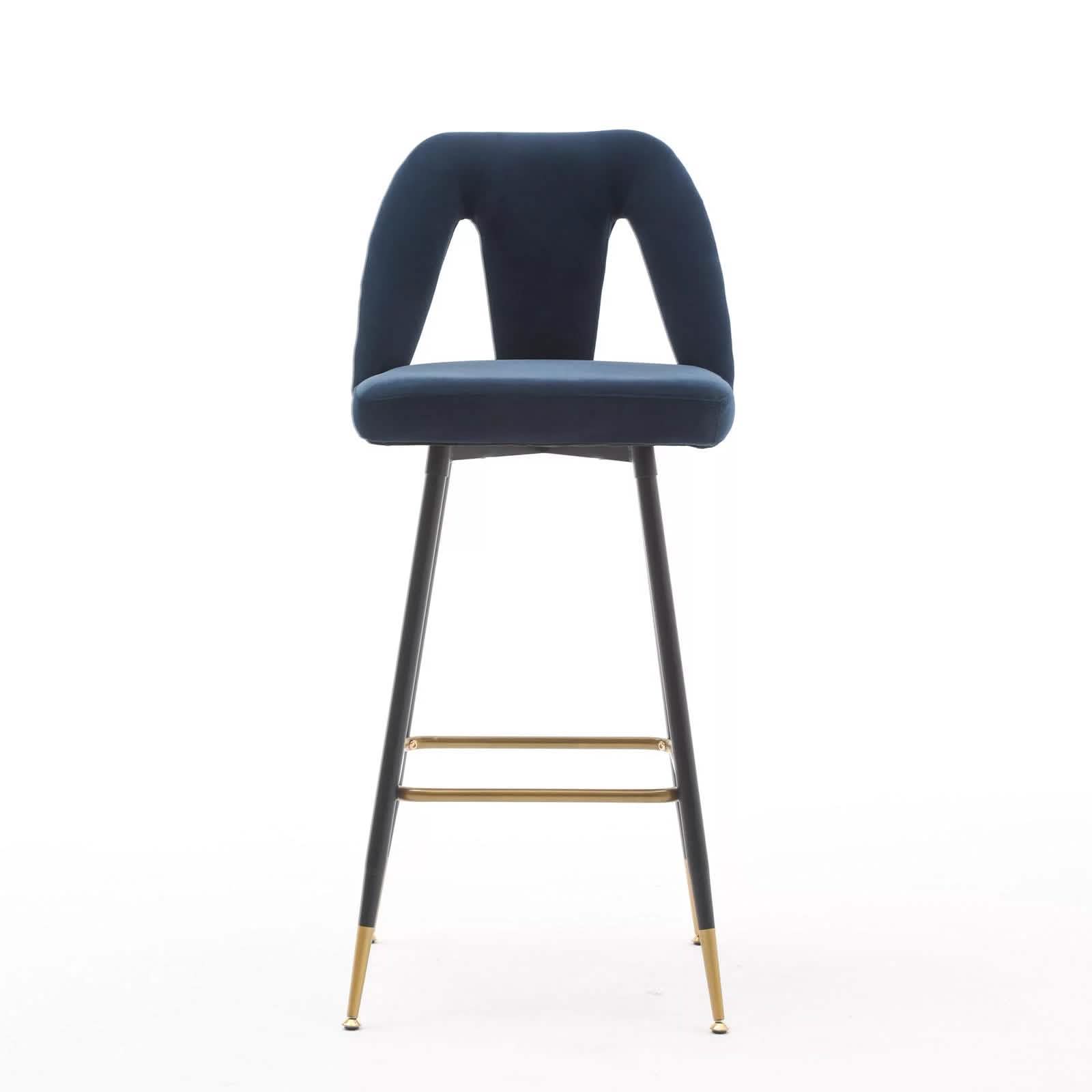 Ensemble 2 pièces : Tabouret de bar contemporain rembourré