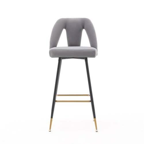Ensemble 2 pièces : Tabouret de bar contemporain rembourré