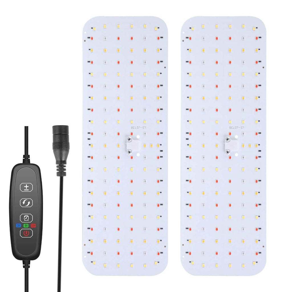 2個セット：超薄型LED植物育成ライト 126LED搭載 室内植物用