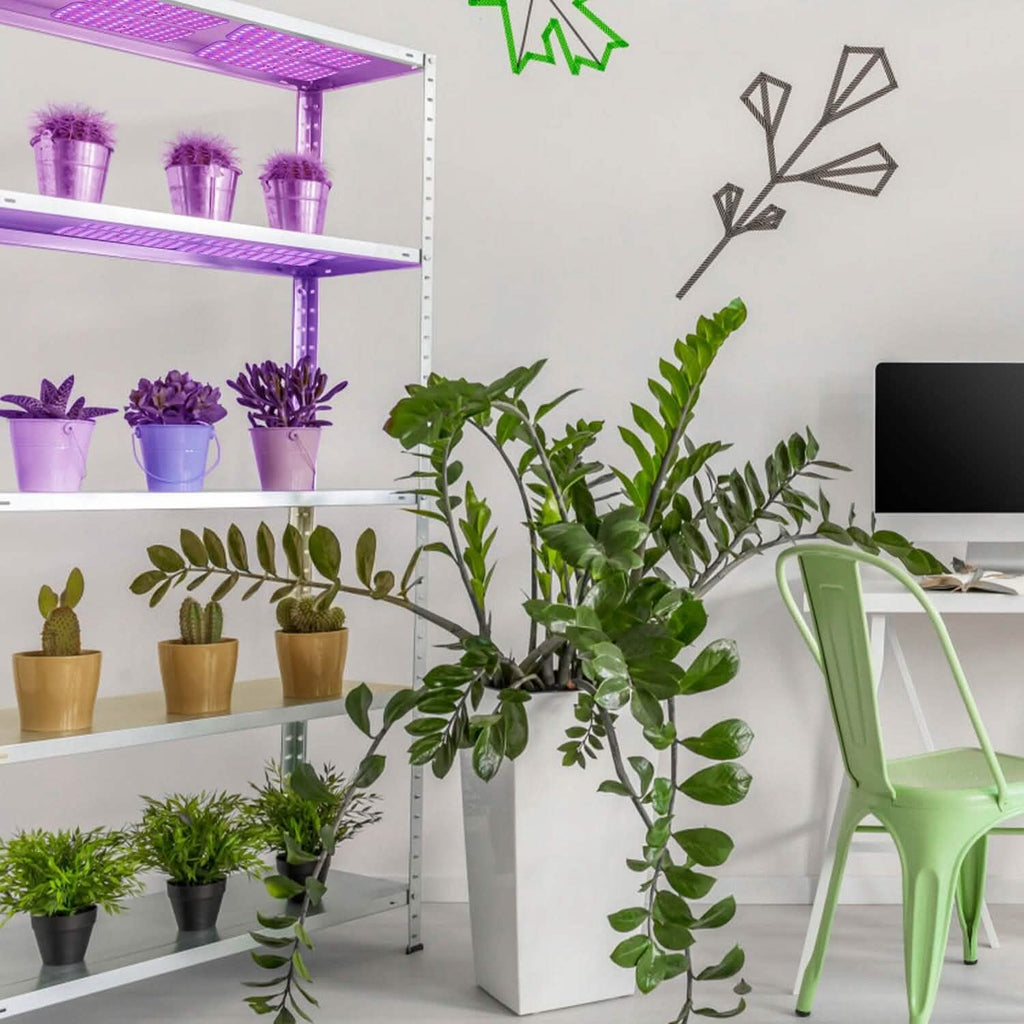 2個セット：超薄型LED植物育成ライト 126LED搭載 室内植物用
