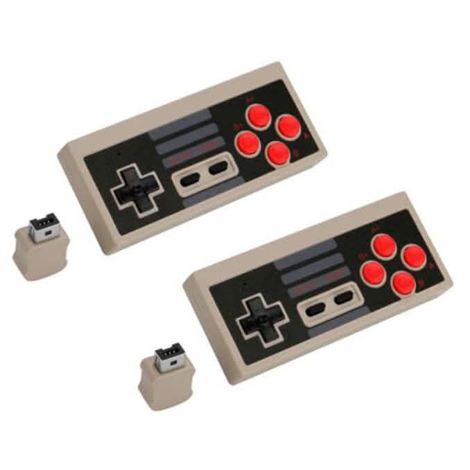 2-Pieces: Wireless Game Controller Remote Control For NES Classic Edition Nintendo Console