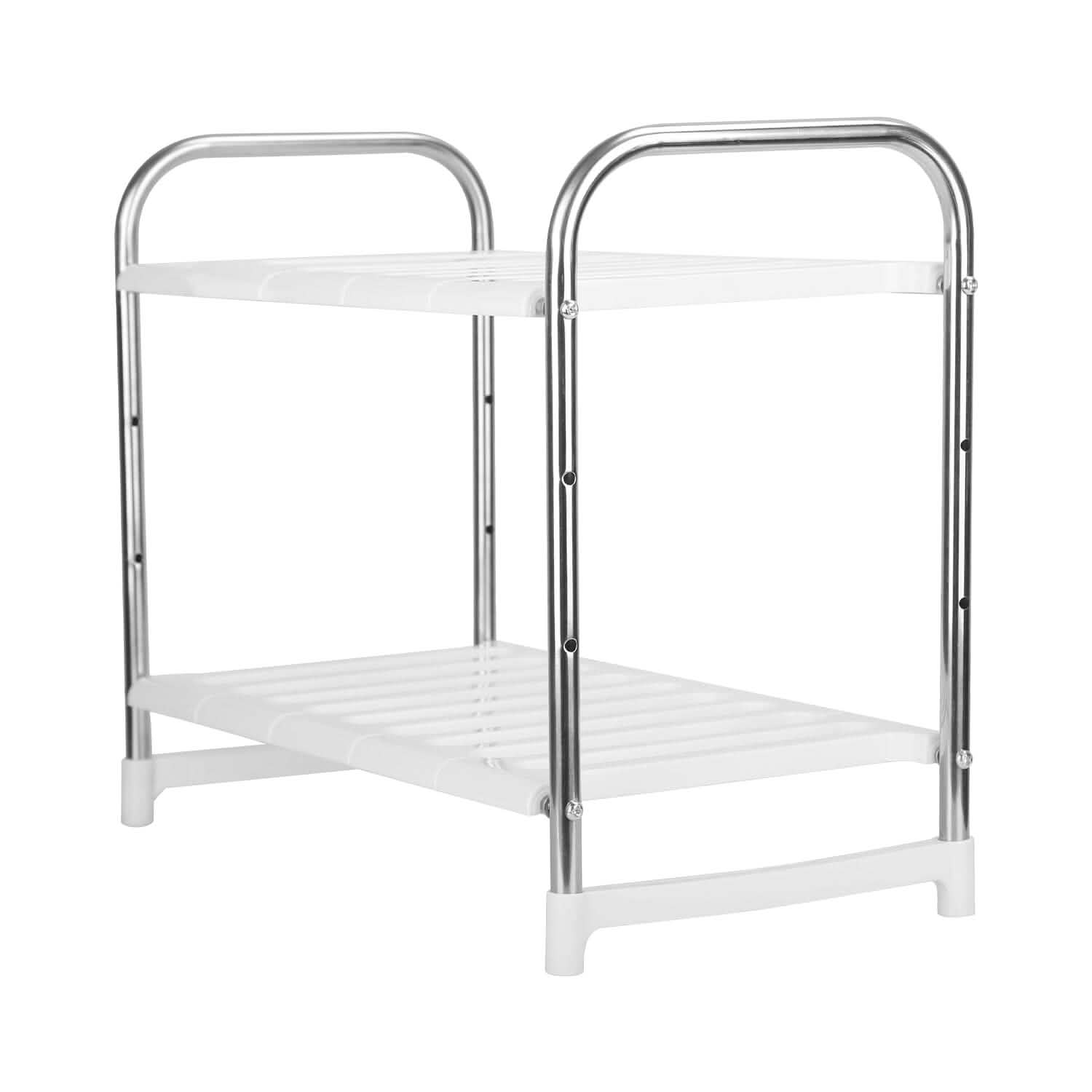 Organisateur d'évier à 2 étages, support de rangement rétractable pour cuisine
