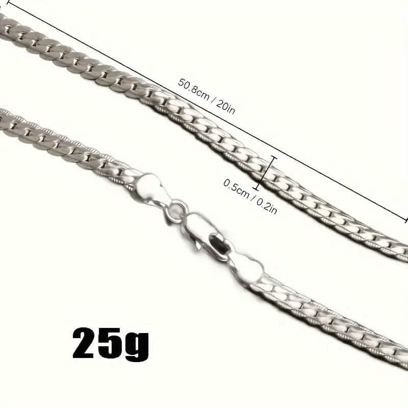 20-Inch 925 Sterling Silver Chain