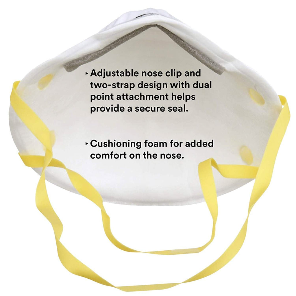 Lot de 20 : Respirateur anti-particules 3M 8210, équipement de protection individuelle