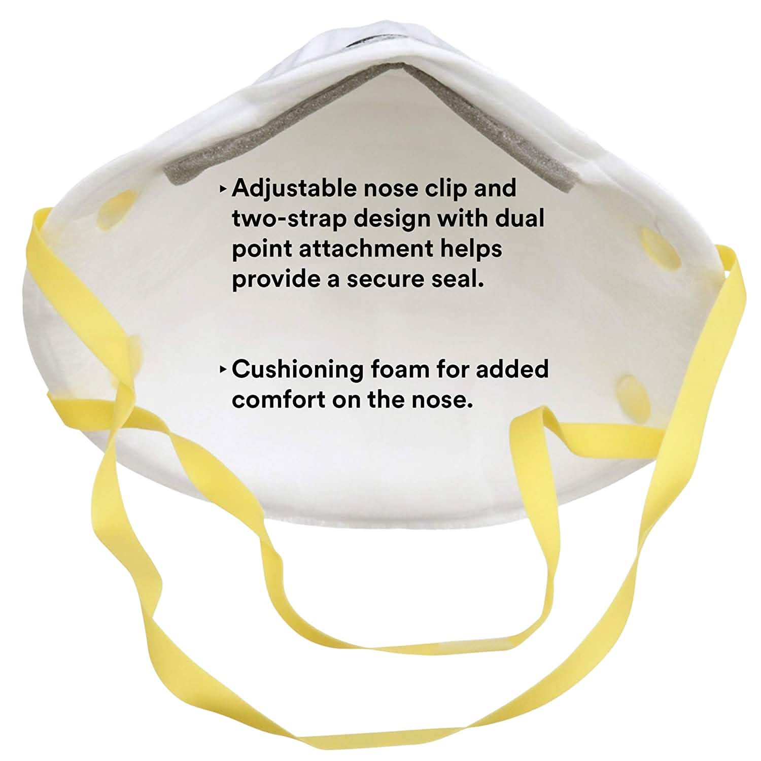 Lot de 20 : Respirateur anti-particules 3M 8210, équipement de protection individuelle