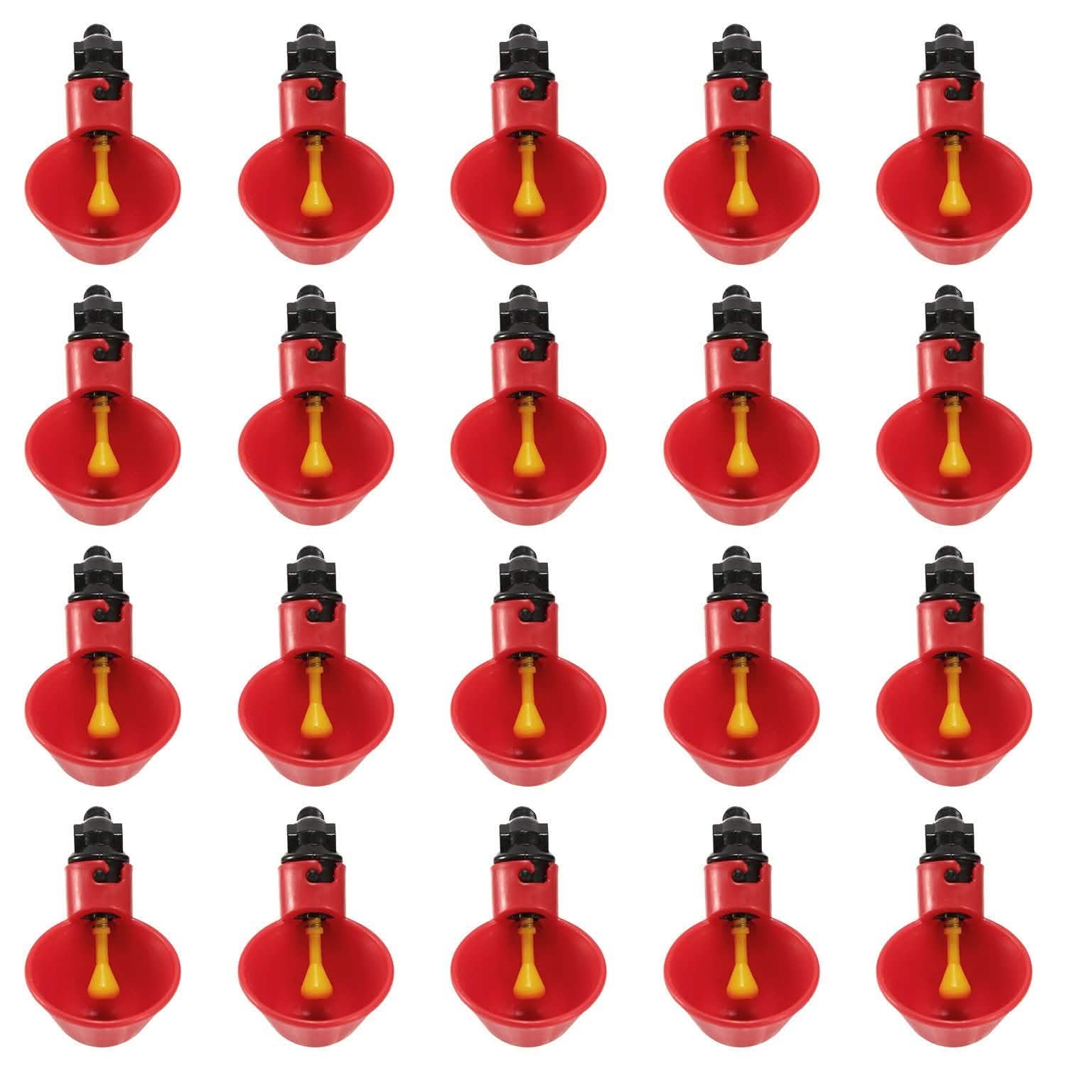20-Pack: Chicken Waterer Automatic Drinker