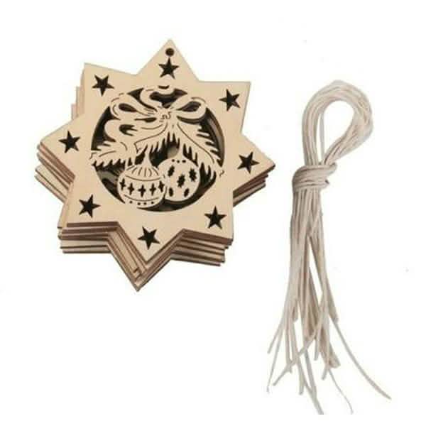 Lot de 20 : Pendentif de décoration pour le jour de Noël
