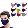 Paquet de 20 : Masques assortis en tissu 2 épaisseurs, antibactériens et respirants, non médicaux