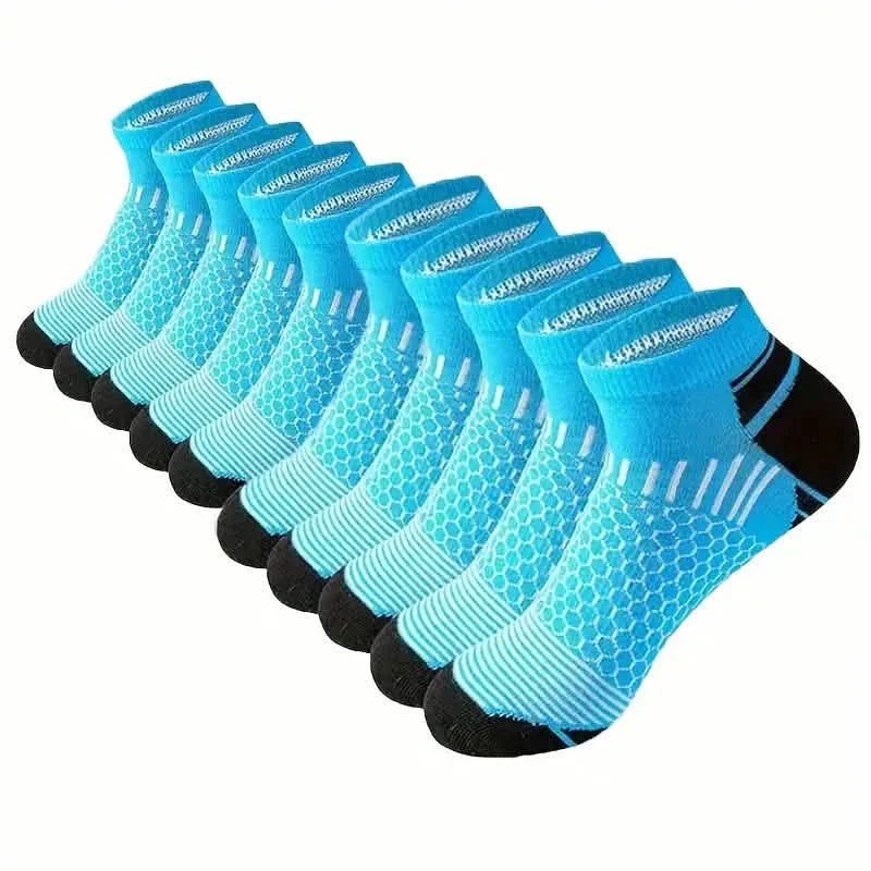 Lot de 20 paires : Chaussettes courtes homme d'extérieur à couleurs assorties