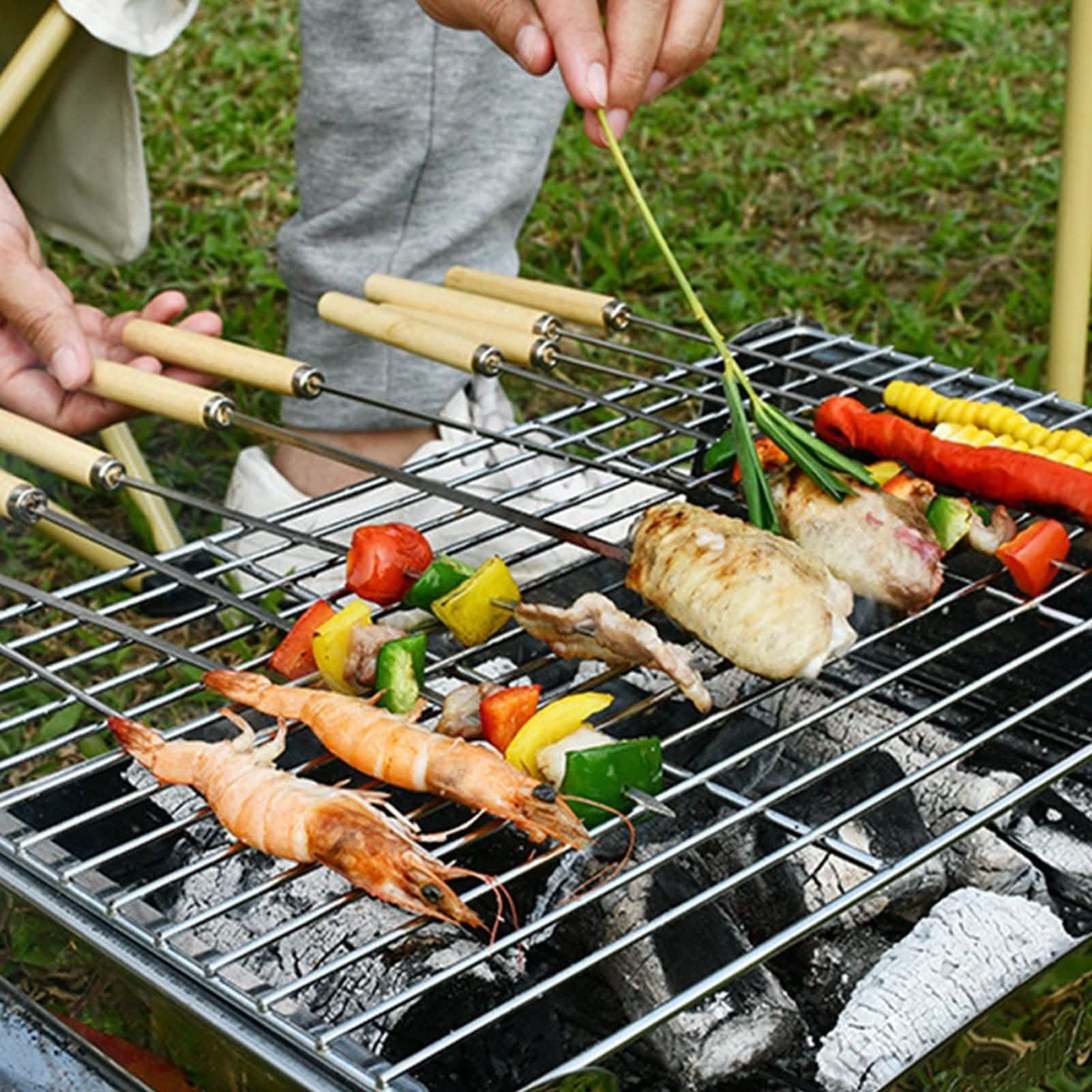 20 pièces : Brochettes pour barbecue