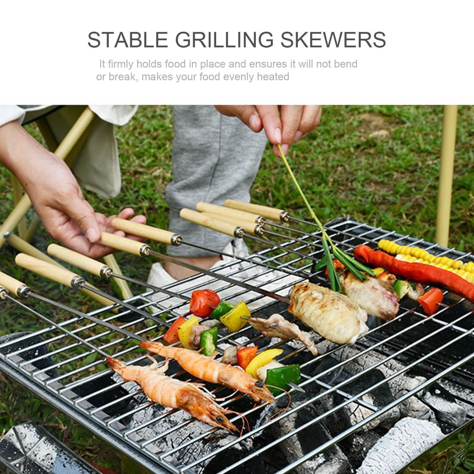 20 pièces : Brochettes pour barbecue