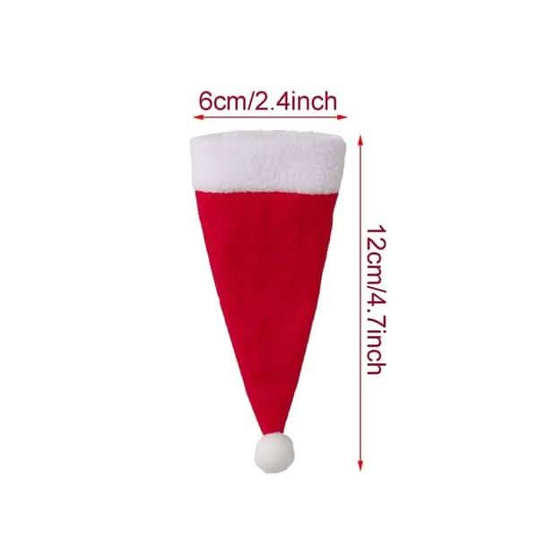 20-Piece: Christmas Santa Hat Silverware Storage Bag