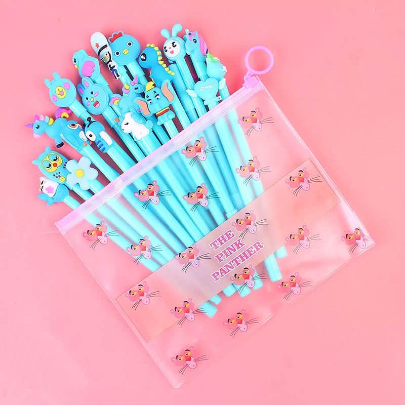 Lot de 20 : Adorable ensemble de stylos gel cartoon
